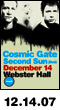 12.14.07: Cosmic Gate and Second Sun Live at Webster Hall